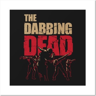 Dabbing Dead Zombie T-shirt Creme Posters and Art